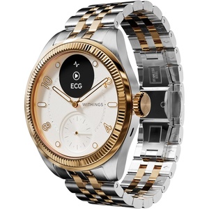 WITHINGS Scanwatch Nova – Heart Health Hybrid Smart Watch for Men & Women – SPO2, Temperature Monitoring, Sleep, Respiratory Health, Cycle Monitoring, 30-day Battery Life, Apple iOS/Android | ECG with AFib detection, Sleep Score, 40+ activities auto-detected, SpO2, Menstrual cycle tracking(Gold)