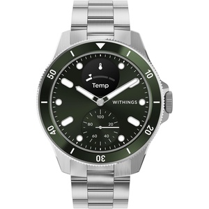 WITHINGS Scanwatch Nova – Heart Health Hybrid Smart Watch for Men & Women – SPO2, Temperature Monitoring, Sleep, Respiratory Health, Cycle Monitoring, 30-day Battery Life, Apple iOS/Android | ECG with AFib detection, Sleep Score, 40+ activities auto-detected, SpO2, Menstrual cycle tracking(Green)