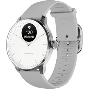 Withings ScanWatch Light – Hybrid Smart Watch, Heart Rate Monitoring, Fitness Tracker, Cycle Tracker, Sleep Monitoring(White)